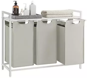 Vasagle W&auml;schesammler 3 F&auml;cher (HLB301W01)