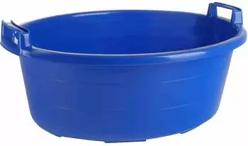Lockweiler Wanne oval 55 cm/27 l blau L30047
