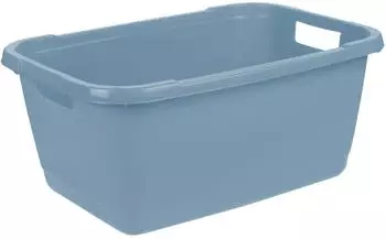 keeeper W&auml;schekorb Aenna, blau, mit 2 Griffen, aus Kunststoff, 65x44x28 cm, 52 Liter