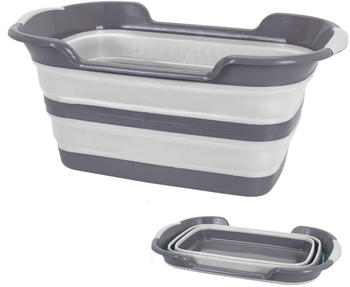 Spetebo W&auml;schekorb faltbar 60x40 cm - 27 Liter wei&szlig;