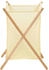vidaXL Wäschekorb Zedernholz und Stoff Beige 42x41x64 cm - 246440