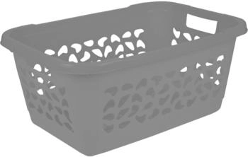 keeeper W&auml;schekorb Jost, grau, mit 2 Griffen, aus Kunststoff, 65x44x28 cm, 52 Liter