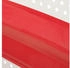Relaxdays Wäschekorb rot, faltbar, mit 2 Griffen, Kunststoff und Gummi, 61x27x45,5 cm, 37 Liter
