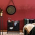 Relaxdays Wäschekorbregal, 3 ausziehbare Fächer, rollbare Wäscheablage, Wäschesammler, Industrial Design, schwarz/braun
