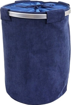 MCW W&auml;schesack -C34, Mit 4 Streben f&uuml;r zus&auml;tzliche Stabilit&auml;t, Steht von alleine, cord blau