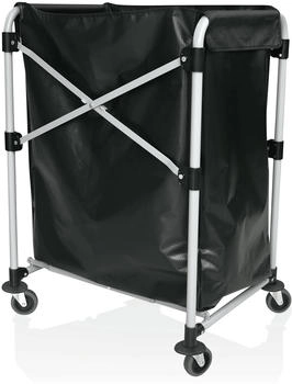 WAS Germany Wäschewagen, 1 Wäschesack, 66 x 49,5 x 86 cm, Eisen pulverbeschichtet - weiß Metall 4434 150