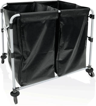 WAS Germany Wäschewagen, 2 Wäschesäcke, 89,5 x 66 x 86 cm, Eisen pulverbeschichtet - Metall 4434 152