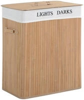 HOMCOM - W&auml;schekorb - L52 x B32 x H63 cm - natur