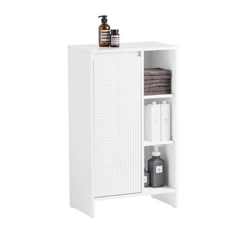 SoBuy W&auml;scheschrank, Wei&szlig;, Holzwerkstoff, 50x86x30 cm,