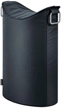 Blomus Frisco W&auml;schesammler W&auml;schekorb W&auml;schebox Aluminium Kunstfaser Black 65 L