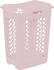 keeeper Wäschebox mit Einwurfschlitz und aufklappbarem Deckel, Luftdurchlässig, 60 l, Per, Nordic Pink