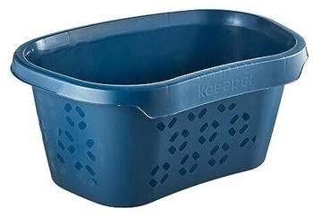 keeeper Wäschewanne mit Hüftstütze, 30,5 l, Tilda Eco Line, Eco-Blau