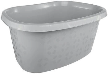 keeeper Wäschekorb mit Hüftstütze, 30,5 l, Tilda, Nordic Grey
