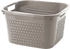 Rotho Wäschekorb Country Rattanoptik mit 2 Griffen 22L