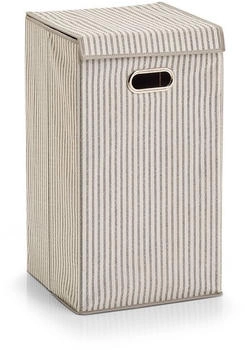 Zeller Wäschesammler ""Stripes"", Vlies, Beige", 32 x 32 x 57 cm, 14653