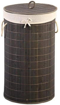 Kesper Wäschekorb, 60 x 35 cm, aus dunklem Bambus, 19573 Kesper Wäschekorb, 60 x 35 cm, aus dunklem Bambus, 19573