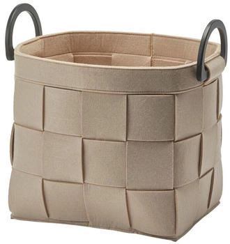 Aquanova Aufbewahrungskörbchen Dix, Beige, Textil, 28 L, rechteckig, 25.5x32x34 cm, umweltfreundlich,
