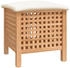 vidaXL Badhocker 48x47,5x52 cm Massivholz Nussbaum