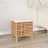 vidaXL Badhocker 48x47,5x52 cm Massivholz Nussbaum