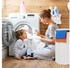 Relaxdays Wäschekorb bambus Wäschetonne faltbar Wäschetruhe mit Deckel 65 l 2 kg