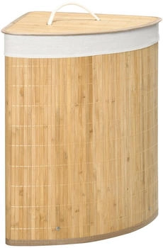 HomCom Wäschekorb, Natur, Naturmaterialien, 38x57x38 cm