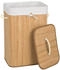 TecTake Wäschekorb,, Beige, Textil, 31.5x60x42 cm