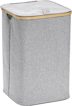 Zeller W&auml;schesammler, Polyester/Bamboo, Grau Zeller