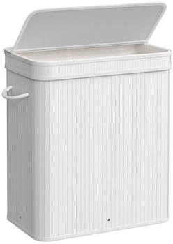 Songmics W&auml;schekorb mit Deckel, Bambus, herausnehmbar, 100 Liter, BCL063W01