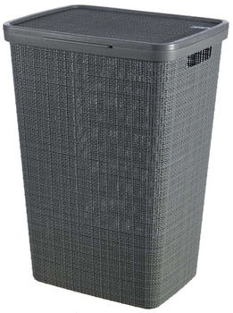 Curver Jute Wäschekorb 58L dunkelgrau (08093-G44-00)