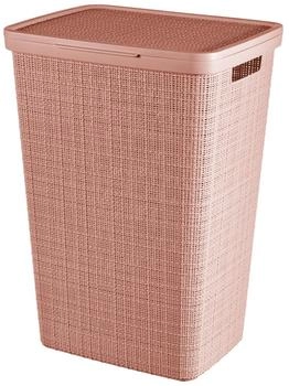 Curver Jute Wäschesammler rosa (255198)