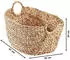 kobolo Aufbewahrungskorb Wasserhyazinthe mit Griffen 51x30x36cm