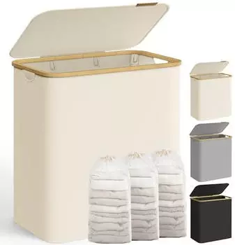 Songmics mit Deckel 3 F&auml;cher (150 l)