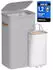 Songmics Wäschekorb 100L mit Deckel taubengrau (LCB811GD01)