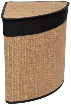 Paris Prix Eckw&auml;schekorb Bambus/Stoff 48l