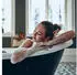 Relaxdays Badezimmerregal Badregal (43.50 x 33.50 x 96 cm)