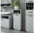 VICCO Wäscheschrank Beatrice 38x93x30 cm Grau