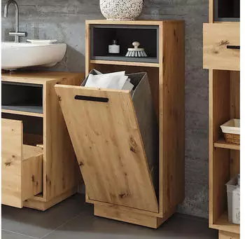 VICCO W&auml;scheschrank Beatrice 38x93x30 cm Artisan Eiche/anthrazit
