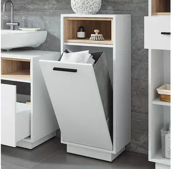 VICCO W&auml;scheschrank Beatrice 38x93x30 cm Wei&szlig;/Sonoma