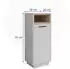 VICCO Wäscheschrank Beatrice 38x93x30 cm Weiß/Sonoma
