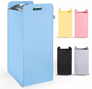 Hennez W&auml;schekorb Katy 75l hellblau