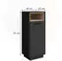 VICCO Wäscheschrank Beatrice 38x93x30 cm Anthrazit/Sonoma