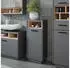 VICCO Wäscheschrank Beatrice 38x93x30 cm Anthrazit/Sonoma