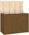 vidaXL Wäschetruhe honigbraun 88,5x44x66cm Massivholz Kiefer (823572)