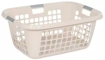 Teko Plastic Easy W&auml;schekorb 65L Kunststoff Creme 3 Griffe (10340565)