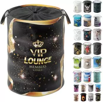 Sanilo W&auml;schekorb VIP Lounge faltbar, 60L, mit Deckel (VIP-Lounge)
