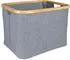 osoltus Nelson Faltbox Wäschekorb Bambus 40cm Grau