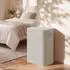 Songmics Wäschesortierer mit Deckel 2 Fächer 160L, beige