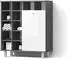 Livinity Fucino Badschrank weiß hochglanz, 78,4x91,6x34cm, 13 Fächer (800001014294)