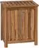 vidaXL Wäschekorb Truhe Teak massiv, natur, 50x35x60cm