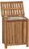vidaXL Wäschekorb Truhe Teak massiv, natur, 50x35x60cm